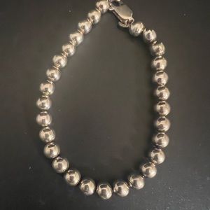 Sterling silver ball bracelet